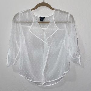 AnnTaylor Shear Blouse